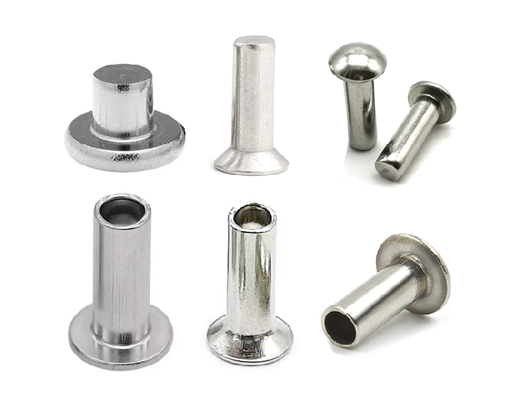 วัสดุที่แตกต่างกันของหมุดย้ำ
