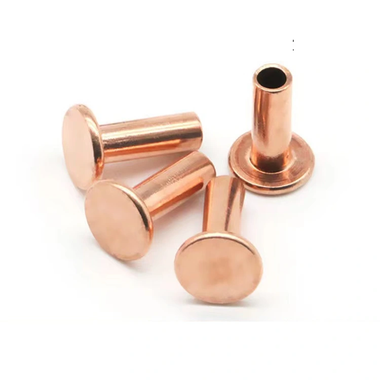 หมุดย้ำทองแดงครึ่งกลวง