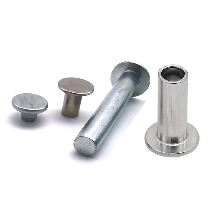 หมุดย้ำหัวแบนเหล็ก