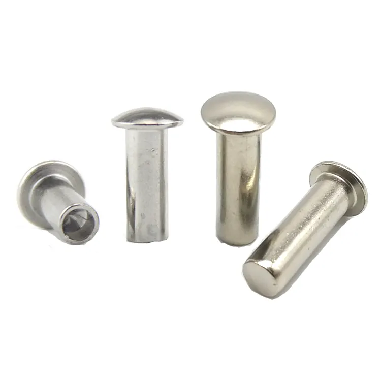 หมุดย้ำหัวกระทะเหล็ก